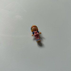 Vintage Polly Pocket Pink Overalls